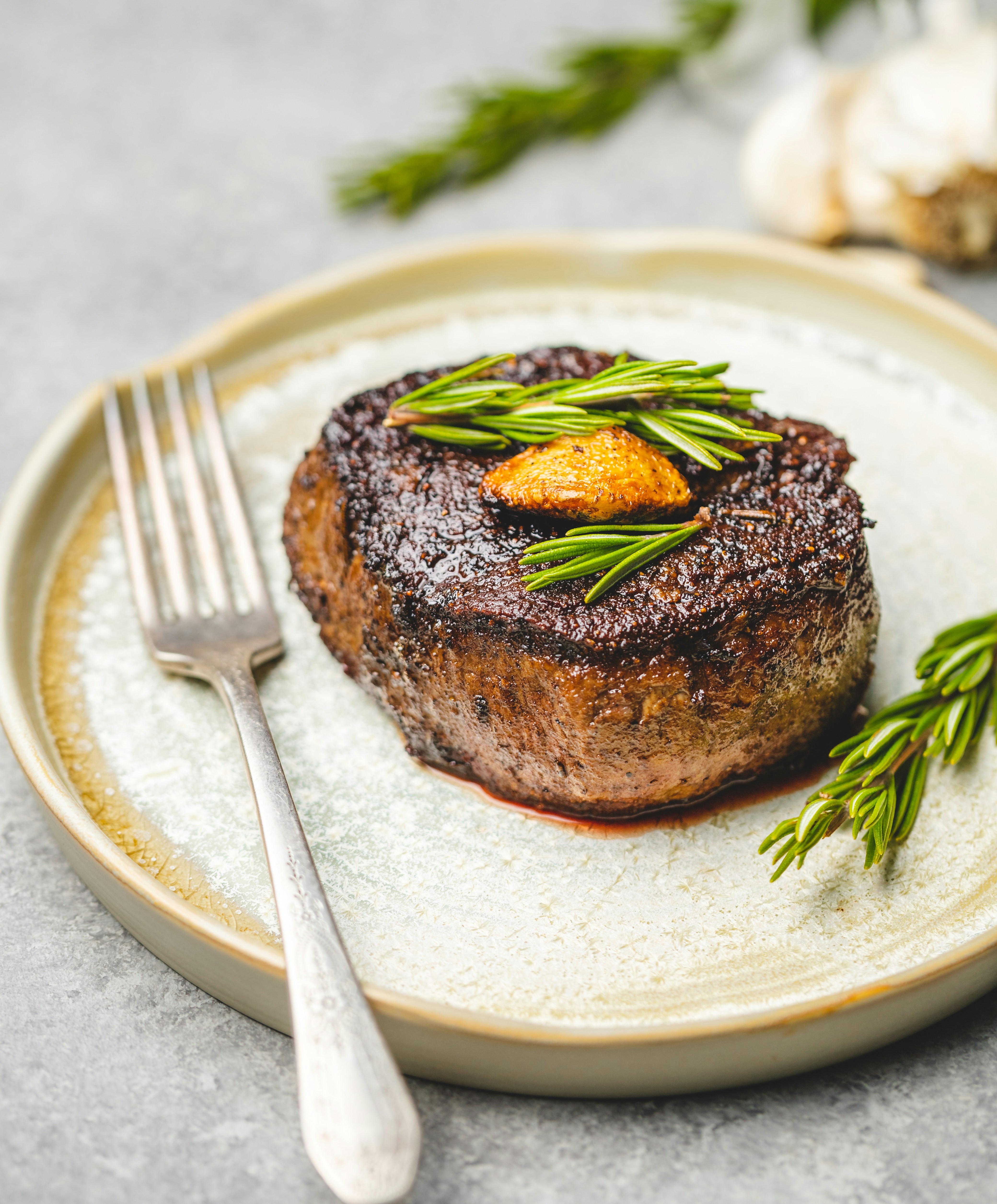 Steak on a plate